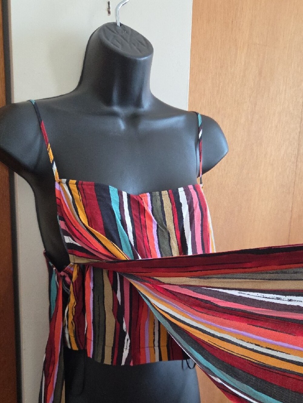 Free People Ruby Striped Multicolor Spaghetti Strap Top - Picture 8 of 11